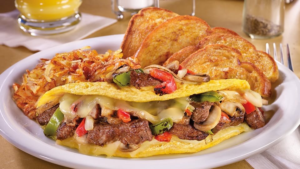   Philly Cheesesteak Omelette  