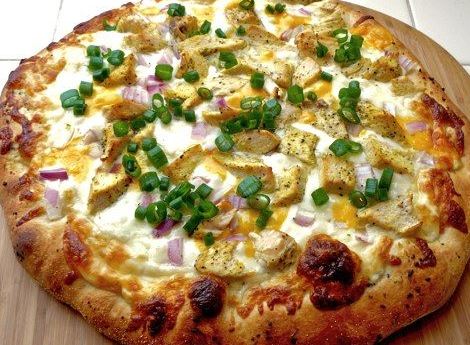  Chicken Garlic GREEN PEPPER PIZZA