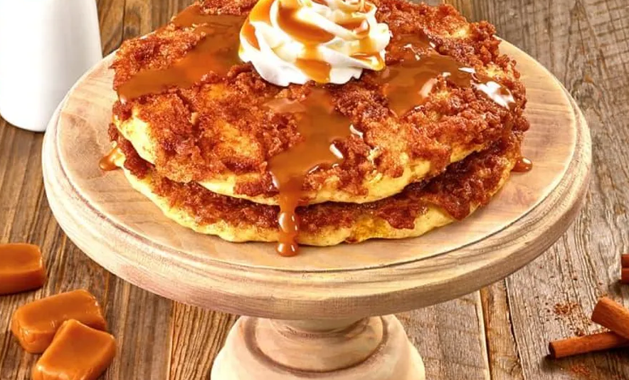 Dulce De Leche Crunch Dessert Pancakes